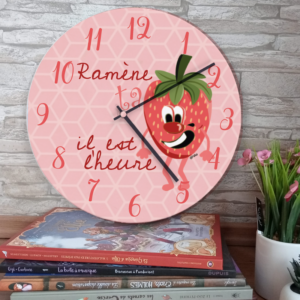 Horloge – Ramène ta fraise il est l’heure