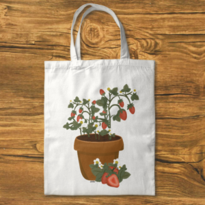 Tote bag – Le fraisier