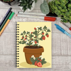 Cahier à spirale – Le fraisier
